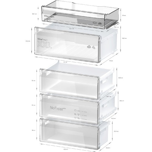 ΨΥΓΕΙΟΚΑΤΑΨΥΚΤΗΣ ΕΛΕΥΘΕΡΟΣ BOSCH KGN492LAF (203x70 / A / INOX / FNF)